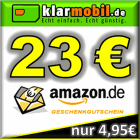 23€ Amazon Gutschein
