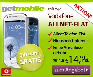 Vodafone Tarif mit Samsung Gaölaxy S3 mini