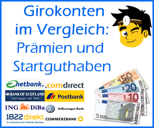 Hohe Prämien für kostenlose Girokonten!