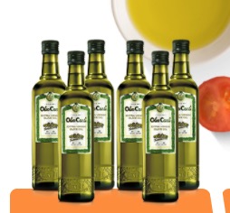Fratelli Carli: 6 x 0,5l Olivenöl für 19,80€ (statt 44,50€) + gratis Karaffe + gratis Versand