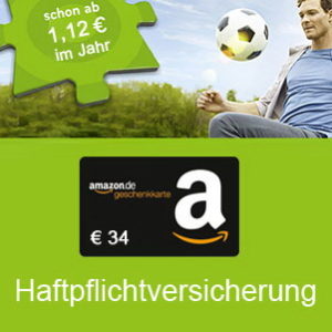 *Letzte Chance* Private Haftpflicht (Komfort-Paket!) ab eff. 1,12€ im ersten Jahr!