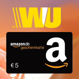Bonus-Deal: 5€ Amazon.de-Gutschein* für Western Union Geldtransfer