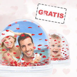 GRATIS zum Valentinstag: Herzkugel mit eigenem Foto kostenlos (4,99€ Versand)