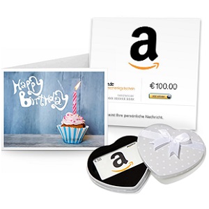Amazon schenkt euch 7€ beim Kauf von 30€ Geschenkgutscheinen