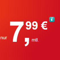 HelloMobil: Allnet-Flat + 500MB LTE für 7,99€ - monatlich kündbar
