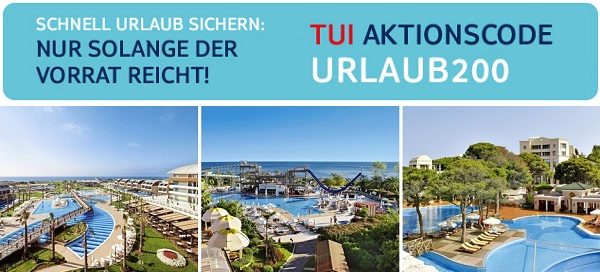 Turkei Urlaub TUI 200 Rabatt IBB