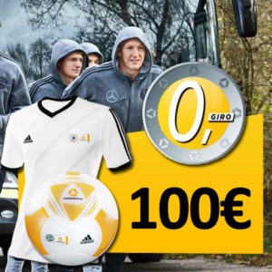 *Letzte Chance* 100€ Guthaben + Deutschland-Trikot + Fußball für kostenloses Commerzbank Girokonto