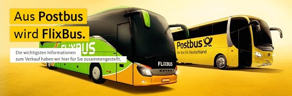 Postbus wird Flixbus iBB