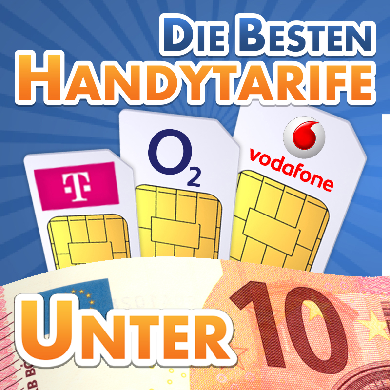 Thumbnail 📱📋 Die 10 besten Handytarife unter 10€: 30GB LTE Vodafone Allnet für mtl. 7,99€ (Dezember 2023)