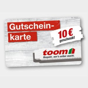 toom gutscheinkarte