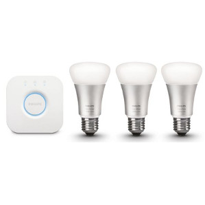 Philips Hue Starter Kit mit Bridge 2.0 und 3 Birnen für 134,84€ (statt 152€)