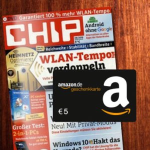 CHIP + DVD für 18,30€ + 20€ Prämie (Bonus-Deal)