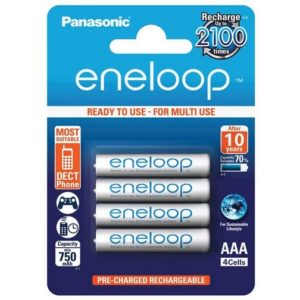 4x Panasonic eneloop AAA Akkus (750mAh) ab 6,79€ (statt 10€) - auch als Freebie möglich!