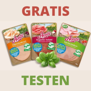 🥪 GRATIS testen: Aoste Aufschnitt - ab 8. März 2021