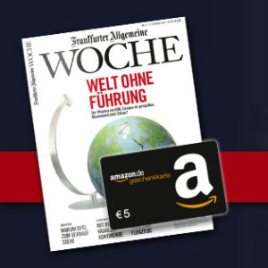 GRATIS: 5€ Amazon.de-Gutschein* für 3x Frankfurter Allgemeine Woche *Letzte Chance*