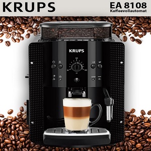 Kaffeevoll­au­to­mat Krups EA 8108 für 242,10€ (statt 269€)