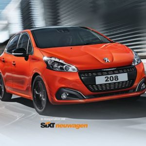 Peugeot 208 für 99,99€/Monat zur 1&amp;1 All-Net-Flat für 14,99€/Monat - Leasing Angebot