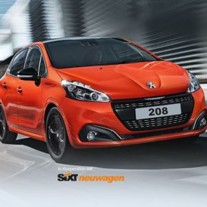 Peugeot 208 für 99,99€/Monat zur 1&1 All-Net-Flat für 14,99€/Monat - Leasing Angebot