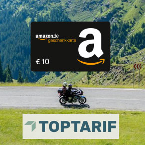 Motorrad-Versicherung wechseln + bis zu 300€ sparen + 10€ Amazon.de Gutschein