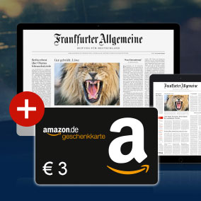 GRATIS: F.A.Z. PLUS 2 Wochen kostenlos testen + 3€ Amazon.de Gutschein*