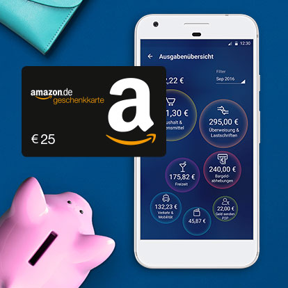 o2 Banking: 25€ Amazon.de-Gutschein* sichern für kostenloses Konto ohne Schufa *nur noch heute*