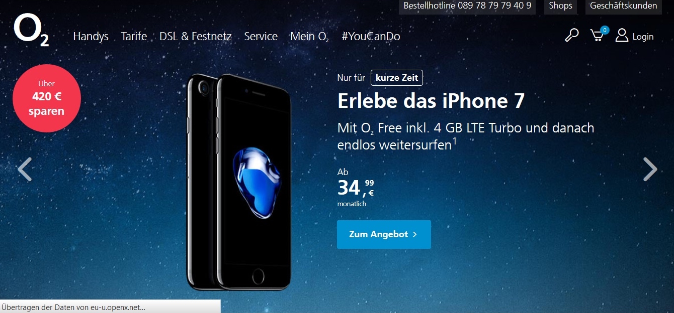 o2 handy versand verfolgen