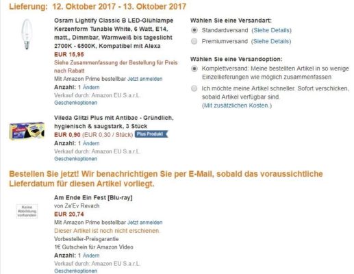 Amazon Plus Produkte