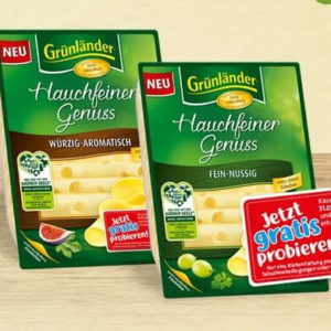 Gratis testen: Grünländer Hauchfeiner Genuss