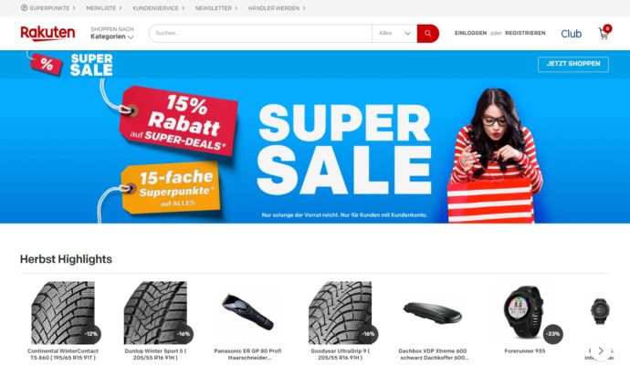 Rakuten.de _ Homepage