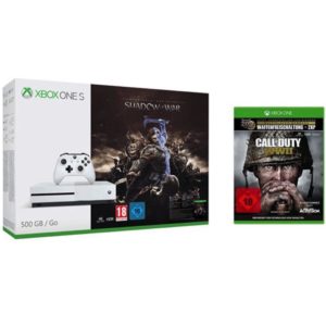 *Knaller* Xbox One S 500GB + Call of Duty: WW II + Mittelerde: Schatten des Krieges ab 229€ (statt 314€)