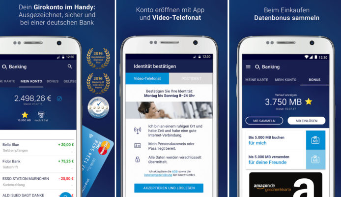 o2 Banking mit App