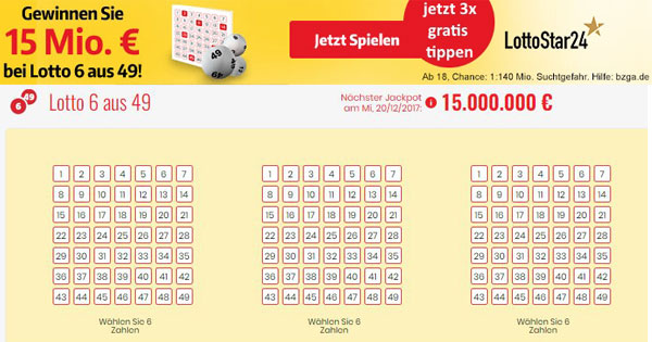 Lotto Jackpot 6 Aus 49 Lotto Jackpot 6 Aus 49