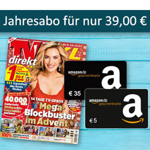 TVdirekt XXL Jahresabo für 39€ + 40€ Bonus