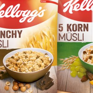 Scondoo kelloggs Müsli gratis testen dank Geld zurück