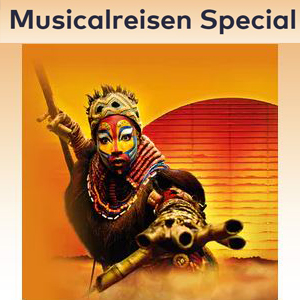 Musical-Reisen mit Übernachtung und Eintritt ab 68€ - z.B. Aladdin, König der Löwen, Die Eiskönigin etc.