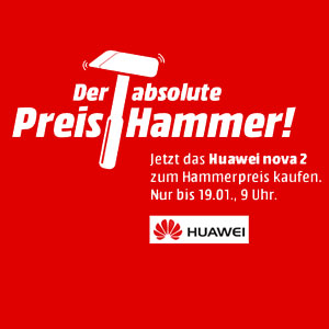 Media Markt Preishammer: HUAWEI nova 2 64 GB für 259€
