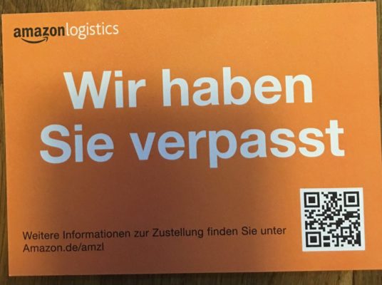 Amazon Logistics verpasst