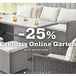 gartenmobel schnappchen, nur online: 25% auf viele gartenmöbel bei mömax + gratis versand, Design ideen