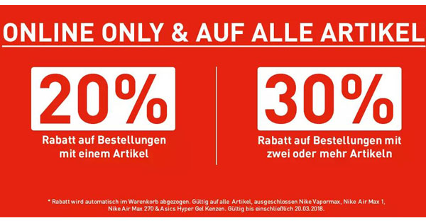 Bis zu 30 Rabatt auf alles bei Sidestep