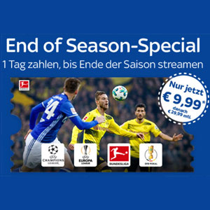 Sky Supersport: Bis Ende Juni für 9,99€ (statt 30€) Live-Sport streamen (Bundesliga, Champions League, DFB-Pokal, etc.)