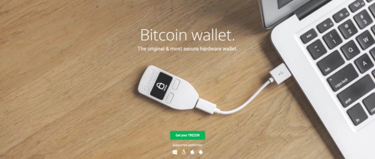 TREZOR Bitcoin Wallet