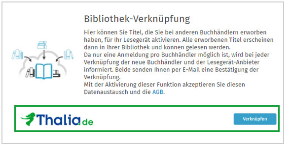 Bibliotheksverknuepfung Buch.de Tahlia.de