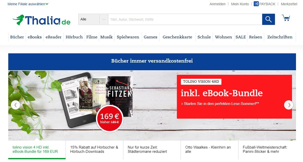 Buch.de wird in Thalia.de integriert Wie ihr eure Bücher rettet