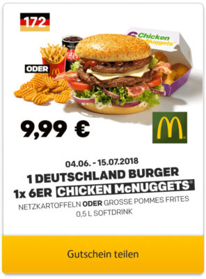 Mcdonalds Coupons Z B 22 Chicken Nuggets Fur 4 99