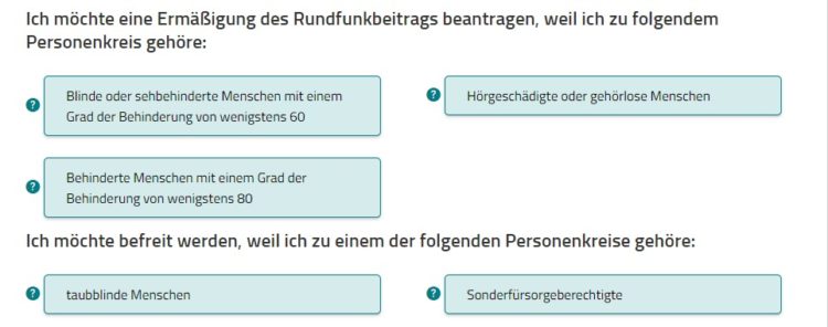 Rundfunkbeitrag gesundheitliche Gründe