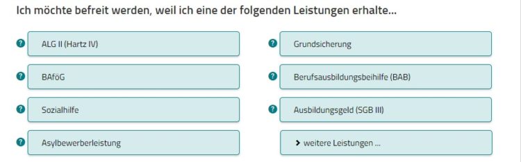 Rundfunkbeitrag soziale Gründe