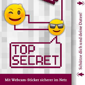 Webcamsticker Gratis bestellen beim BMFSFJ