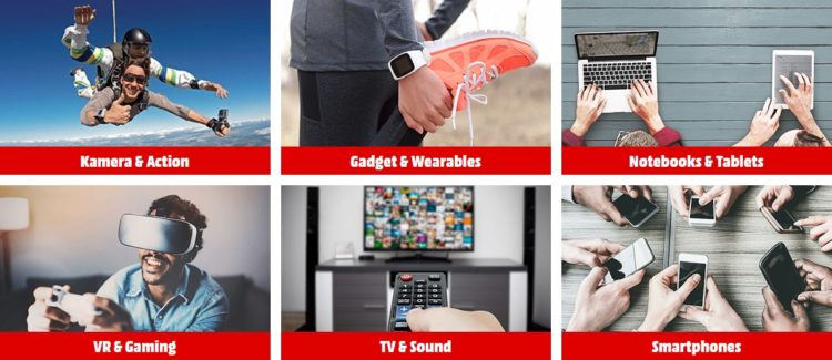 MediaMarkt Miet Kategorien