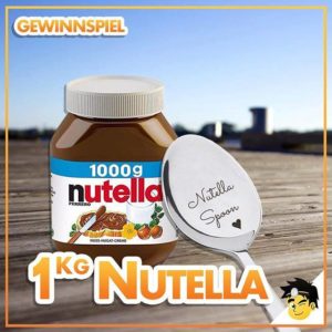 Gewinnspiel: 1kg Nutella + Löffel bei Instagram abstauben!
