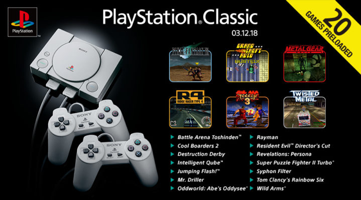 PlayStation Classic 20 Spiele